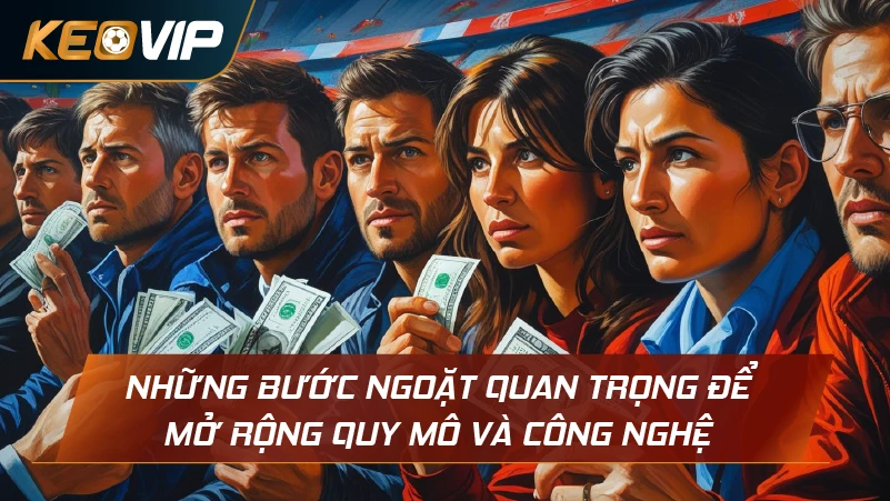 Những bước ngoặt quan trọng để mở rộng quy mô và công nghệ